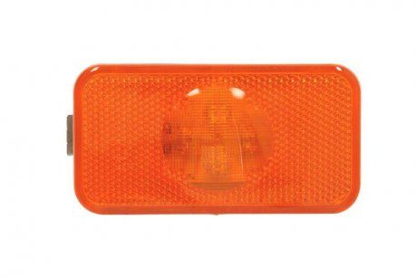 Габаритный фонарь левая/правая, оранжевый, LED, высота 54 мм; ширина 102мм, встроенный, 24В VOLVO FH, FH12, FH16, FL10, FL12, FM, FM10, FM12, FM9 08.93- (TRUCKLIGHT | sm-vo003) 2899983-6 фото