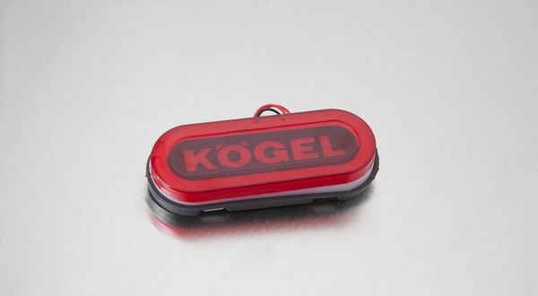 Ліхтар габаритний овал НЕОН напис "KOGEL" червоний MG101589 фото