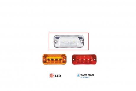 Lampa pozycyjna 3 LED biała DAF XF95/105 (1454669, 1725410) (YUCEPLAST | yp-135w)