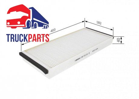 Фильтр салона MAN E2000, F2000, LIONS COMFORT, M2000L, M2000M, M90, UL; SCANIA 4 BUS, TOURING 08.88- (BOSCH | 1987432151) 2677105-33 фото