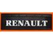Бризговики Renault рельєфний напис перед(650х220) 1041 фото