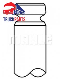 Zawór wydechowy (51x12x143mm) MAN FENDT 600; MAN E2000, EL, F2000, F9, F90, F90 UNTERFLUR, HELICON, HOCL, LION?S CITY, LION?S COACH, LION?S COMFORT, LION?S STAR, M90, NG D2565MF-D2876LOH03 01.77- (MAHLE / KNECHT |227 VA 30414 000)