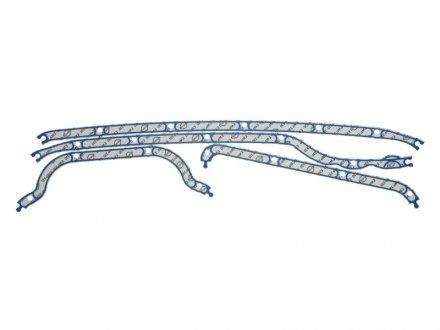 Прокладка масляного піддону (папір) (нижній) SCANIA INTERLINK, IRIZAR CENTURY, IRIZAR PB, K, K BUS, L,P,G,R,S, OMNIEXPRESS, P,G,R,T, TOURING; VAN HOOL ACRON DC13.05-OC13.101 04.04- (ELRING | 381981) 2496323-66 фото