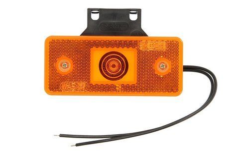 Boczna lampa obrysowa (żar&oacute;wka) 12/24V W3W pomarańczowa lewa/prawa, 89Z