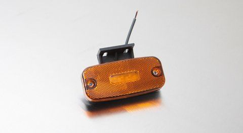 Ponadgabarytowa lampa LED, owalna, ż&oacute;łta, z uchwytem