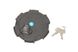 Кришка паливного бака (ширина 80мм, із ключами, 2 пазурки) IVECO (THERMOTEC | ive-ca-001) 2585389-6 фото