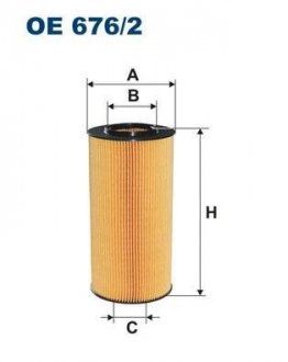 Filtr oleju (FILTRON | oe676/2)