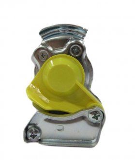 Соединитель пневматический M22x1.5mm желтый с клапаном (груша) (SORL | 3521 004 062 0) 2510166-173 фото