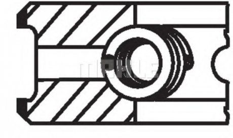 Pierścienie tłokowe (108,5mm 3-2,5-4) MAN MAN EL, EM, HOCL, L2000, LION?S CITY, M 2000 L, M 2000 M, M90, NG, NL, NM, NU, SM; BREDAMENARINIBUS M; NEOPLAN CENTROLINER BF6M2013C-D0836LOH61 08.87- (MAHLE / KNECHT | 227 33 N1)