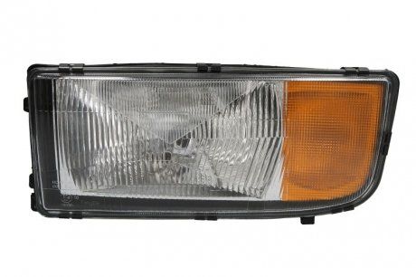 Reflektor lewy (H4/P21W/T4W, manualny, bez silnika, kolor wstawki: srebrny) MERCEDES ACTROS 04.96- (CMG | 04.00561)