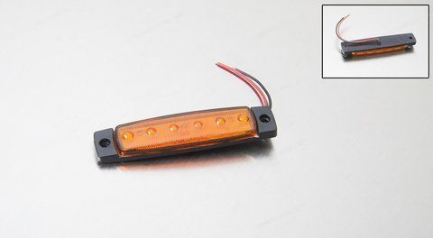 Lampa podłużna 6-LED, kolor ż&oacute;łty