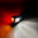 Габаритный фонарь рожок LED 12&ndash;24V трёхцветный 20 см индикатор заноса прицепа Schmitz Krone K&ouml;gel Schwarzmuller Wielton Fliegl K&auml;ssbohrer Tirsan Fruhauf Benalu VanHool FR0129 фото 4