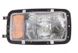 Reflektor prawy (H4/P21W/T4W, manualna skrzynia biegów, kolor kierunkowskazów: pomarańczowy) MERCEDES MK, SK 07.87-09.96 (TRUCKLIGHT | hl-me014r)