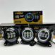Противотуманная фара DAF XF 105 DRL Белый/Желтый LED 24V FERZE &ndash; комплект 2 шт FOG105LED-03 фото 2