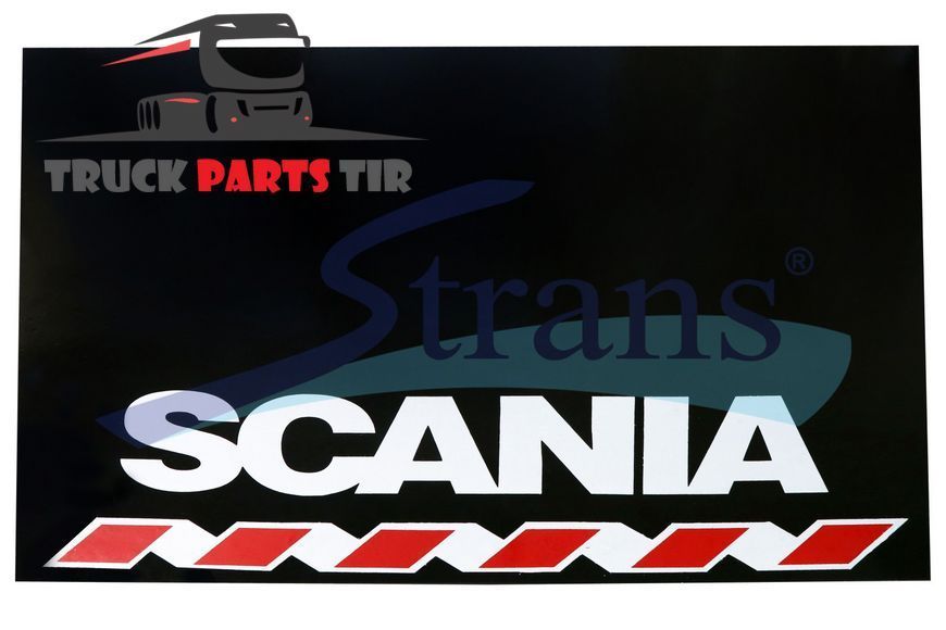 Błotnik z napisem Scania 600*400 mm Napis jest malowany