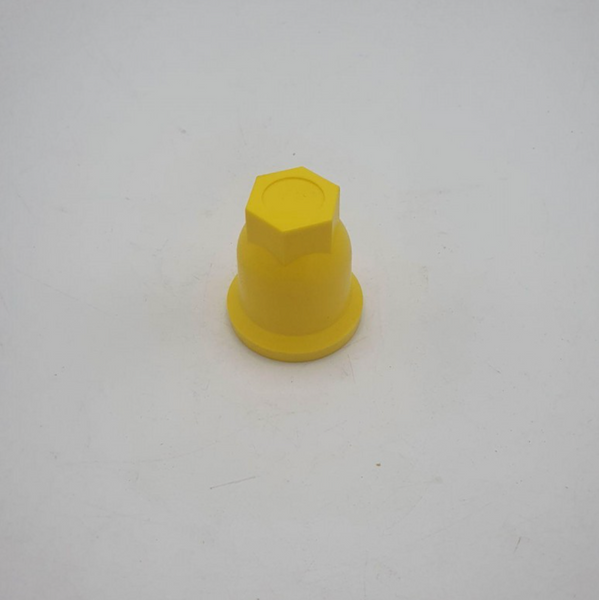 Ковпачок на колісну гайку 32 пластиковий жовтого кольору 1866726430 фото