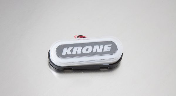 Ліхтар габаритний овал НЕОН напис "Krone" білий MG101587 фото