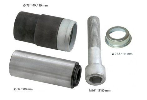 Направляюча супорта Knorr SB6/SB7/SN6/SN7/SK7 d32/80, болт M16x1,5&times;80 мм, стопорне кільце d39 мм (DAF, MAN, Scania, SAF, BPW) 527783 фото
