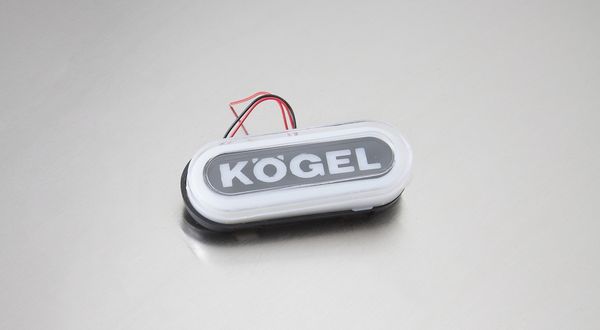 Ліхтар габаритний овал НЕОН напис "KOGEL" білий MG101588 фото