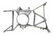 Кронштейни фари ліва DAF 95 XF 01.97- (PACOL | daf-hls-002l) 2688649-6 фото