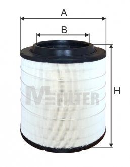 Filtr powietrza E-633L/C25660/1 (M-FILTER | a578)
