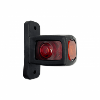 Lampa obrysowa rożek LED 24V tr&oacute;jkolorowa 8 cm wskaźnik znosu przyczepy