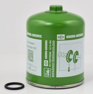 Фильтр масло-влагоотделителя SCANIA 4-SERIES 1 1/4 14 BAR (Knorr-Bremse | k115979X00) 1869311-1 фото