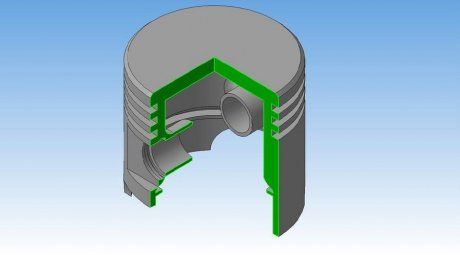 Поршень MERCEDES (d=100.00) (94 919 600,, 541 131 02 07, 51541190015, 51541190013) (MAHLE / KNECHT | 004 26 00) 2232921-23 фото