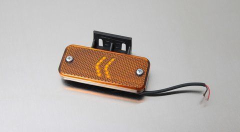Lampa obrysowa LED, ż&oacute;łta + uchwyt