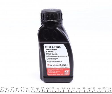 Жидкость тормозная DOT4 Plus (250ml) (FEBI BILSTEIN | 26748) 1786294-64 фото