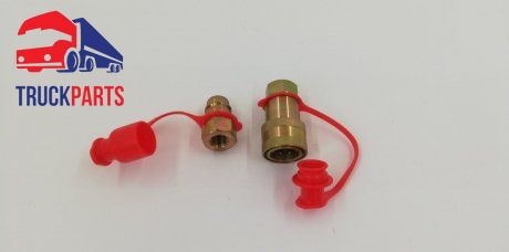 Uniwersalne przyłącze pneumatyczne M16 czerwone EURO 1szt (REINKRAFT | rk45008-1r)