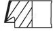 Комплект поршневых колец 97 (STD) 3-3-3-5,5 Поршневые колечка MERCEDES 1000, LP, O 302, O 309, OF, UNIMOG, T2/L; TATA LPT, SE 3.8D/5.7D 09.63- MERCEDES (MAHLE / KNECHT | 004 45 G0) 4994972-66 фото 4