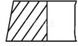 Комплект поршневых колец 97 (STD) 3-3-3-5,5 Поршневые колечка MERCEDES 1000, LP, O 302, O 309, OF, UNIMOG, T2/L; TATA LPT, SE 3.8D/5.7D 09.63- MERCEDES (MAHLE / KNECHT | 004 45 G0) 4994972-66 фото 3