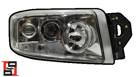 Reflektor r/control biały ze światłem przeciwmgielnym, z lampą ksenonową i statecznikiem prawy Renault nowy Premium (stempel E-Mark) (5010578475, 7421636309) (TANGDE | td01-58-010axr)