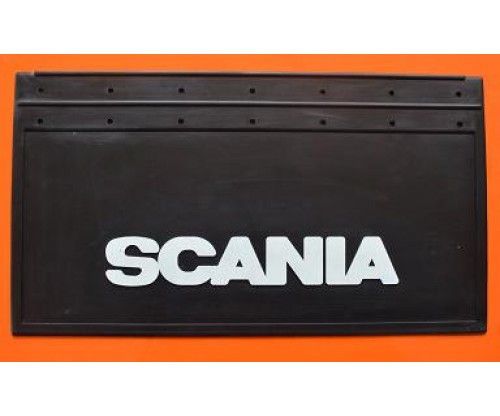 Брызговик Scania рельефная надпись зад(650х350) 1003 фото