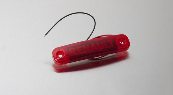 Ліхтар габаритний уздовж напису "RENAULT" LED червоний MG100929 фото