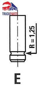 Zawór głowicy cylindra (FRECCIA | r6267/BMCR)