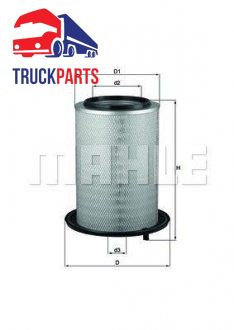 Фільтр повітряний (фільтруючий елемент) SCANIA 2, 3 DS11.14-DTC11.02 05.80-12.96 (MAHLE / KNECHT | lx450) 1968019-75 фото