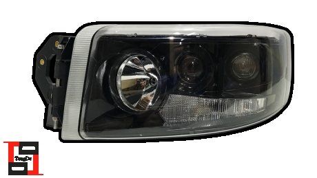 Reflektor r/control czarny ze światłem przeciwmgłowym dobry lewy Renault nowy Premium (znaczek E-Mark) (5010578454) (TANGDE | td01-58-009al)