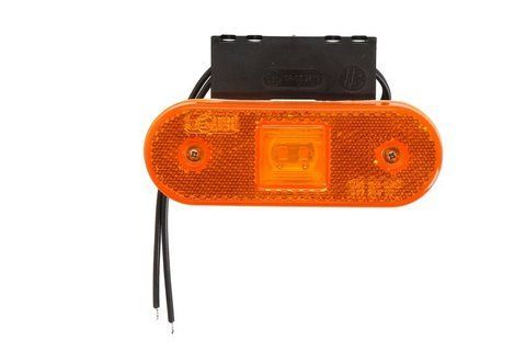 Boczna lampa obrysowa LED 12/24V pomarańczowa lewa/prawa, 229Z