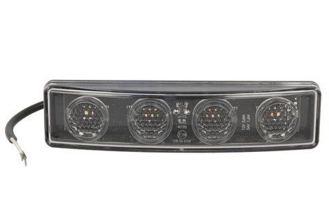 Lampa obrysowa (LED) dachowa 12/24V 180x55mm Scania P/R/T pomarańczowa 1422