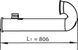 Труба глушника кінцева DAF XF95 EURO 3 (Dinex | 21776) 1821881-103 фото 3