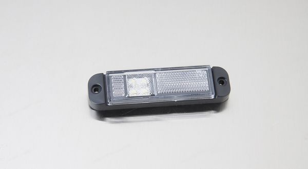 Ліхтар габаритний 3 LED, без кронштейна, білий MG101064 фото