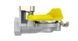 Зєднувач пневматичний M22x1.5mm жовтий без клапана (груша) (Knorr-Bremse | ii33262) 4784448-103 фото