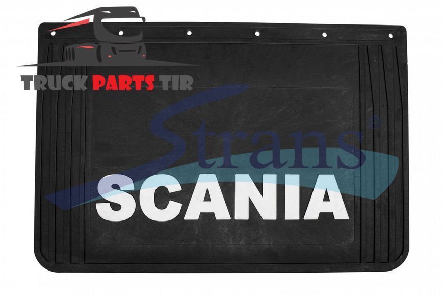 Błotnik z napisem Scania 600*400 mm. Napis jest wybity