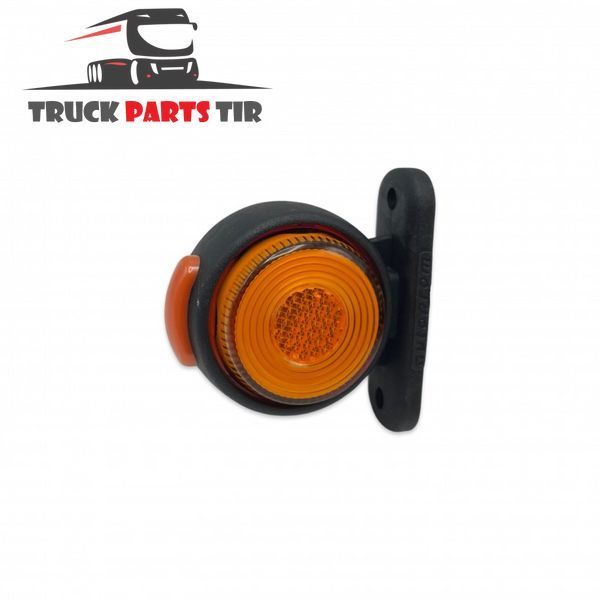 Lampa obrysowa mini rożek tr&oacute;jkolorowa LED neon 12&ndash;24V wskaźnik znosu przyczepy