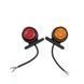 Lampa obrysowa mini rożek tr&oacute;jkolorowa LED neon 12&ndash;24V wskaźnik znosu przyczepy