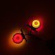 Lampa obrysowa mini rożek tr&oacute;jkolorowa LED neon 12&ndash;24V wskaźnik znosu przyczepy
