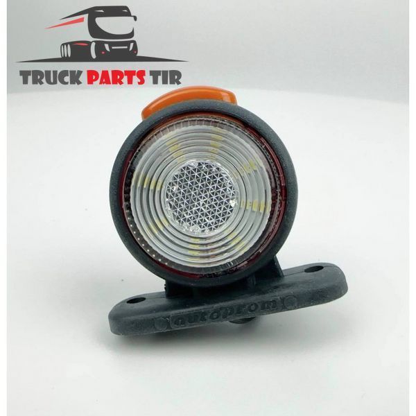 Lampa obrysowa mini rożek tr&oacute;jkolorowa LED 24V